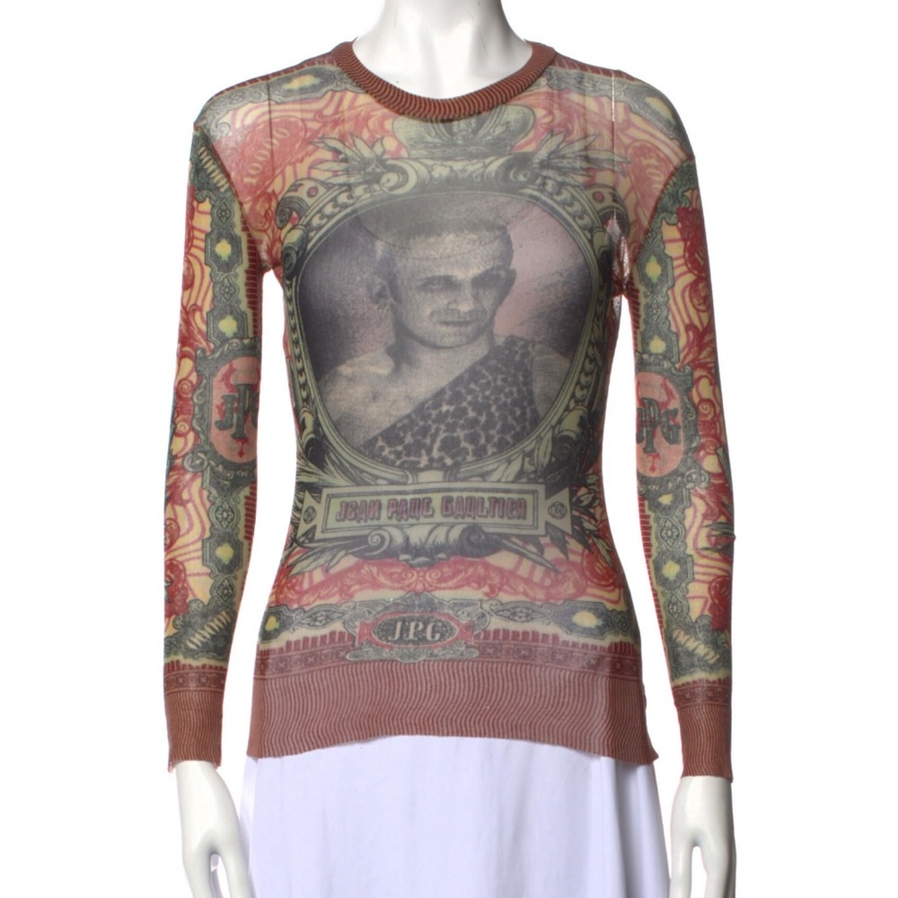 JPG vintage mesh top